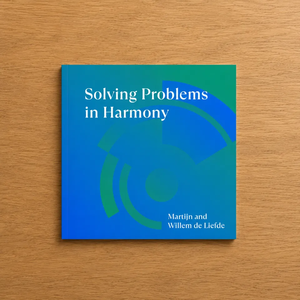Mock-up of the forthcoming book Solving Problems in Harmony